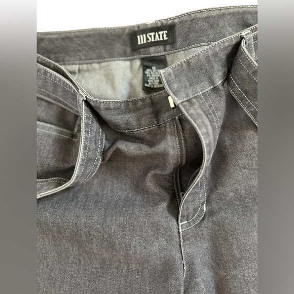 III State‎ gray denim size 10 - Picture 2 of 5
